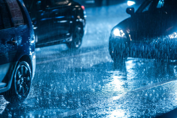driving in the rain