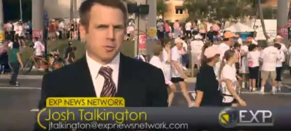 Josh Talkington news anchor video thumbnail
