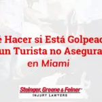 Qué Hacer si Está Golpeado por un Turista no Asegurado en Miami