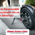 ¿Quien es resonsable an un accidente con un scooter electrico?