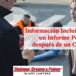 Información Incluido en un Informe Policial después de un Choque