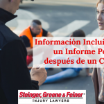 Información Incluido en un Informe Policial después de un Choque