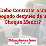 Contratar a un Abogado después de un Choque