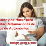 Qué Hacer y no Hacer para Presentar Reclamaciones de Seguros de Automóviles