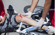 bicycle accident knee injury