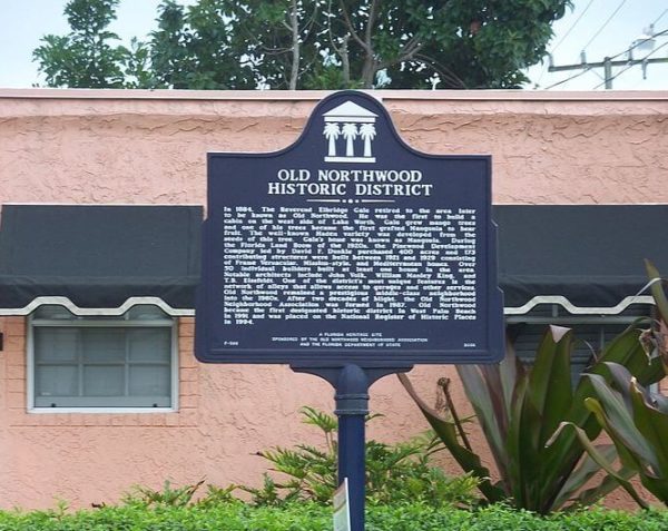 historic northwood hills florida marker