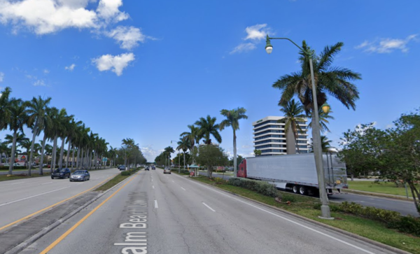 street view of palm beach lakes