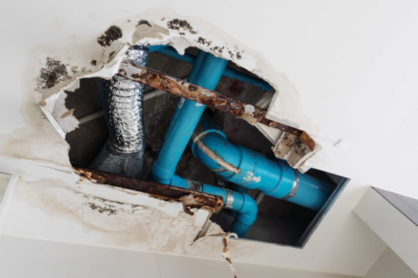 property damage - busted pipes