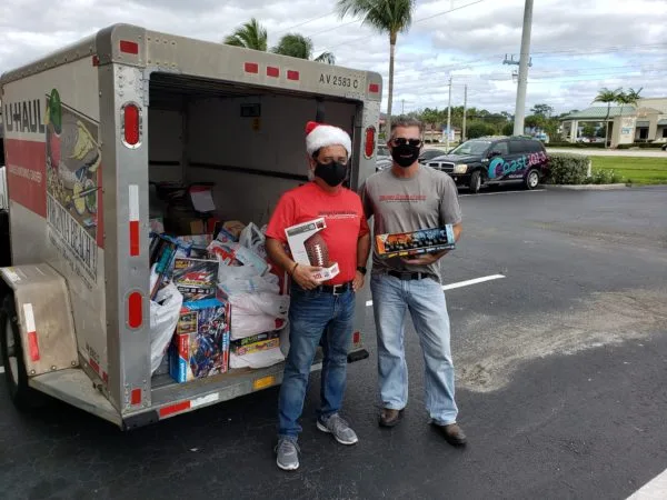 SGF Annual Toy Drive 2021 truck load of toys