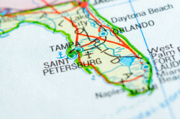 map of Florida