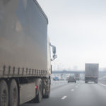 semi-truck driving on highway