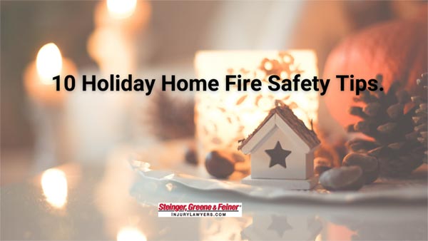 10 holiday home fire safety tips